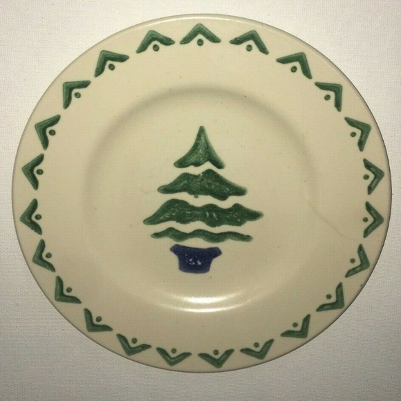 Pfaltzgraff Nordic Green Christmas Tree Salad Plate Replacement Dish 6998880 - Picture 3 of 6